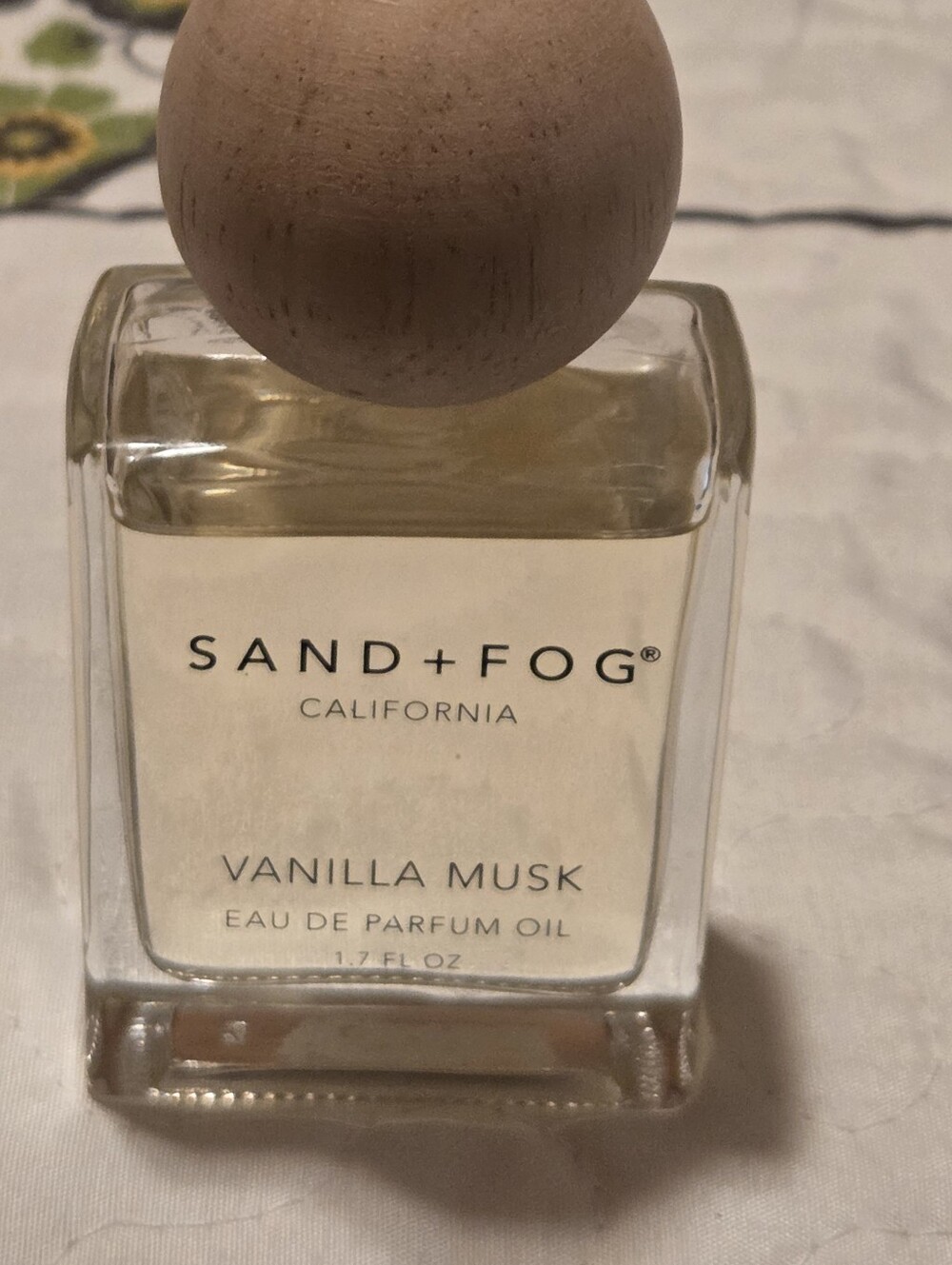 SAND+FOG Vanilla Musk Eau de Parfum Oil - Clear/Beige
